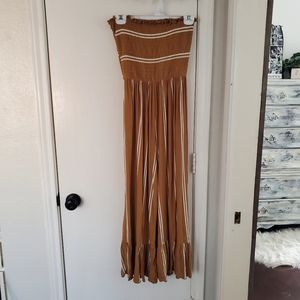 Medium Mustard Yellow Pantsuit Flowy